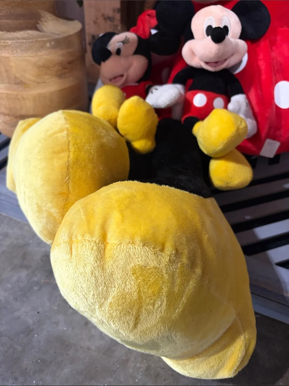 Disney Minnie & Mickey Plush Set - Red, Black, Yellow